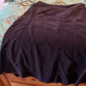 dressbarn Deep Purple A-Line Skirt